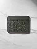 Khaki Leather Card Holder